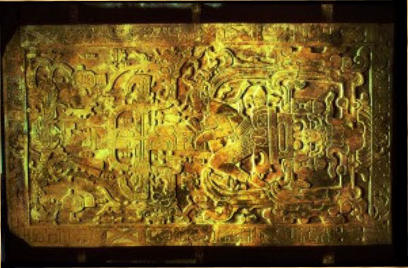Pakal's tomb plate